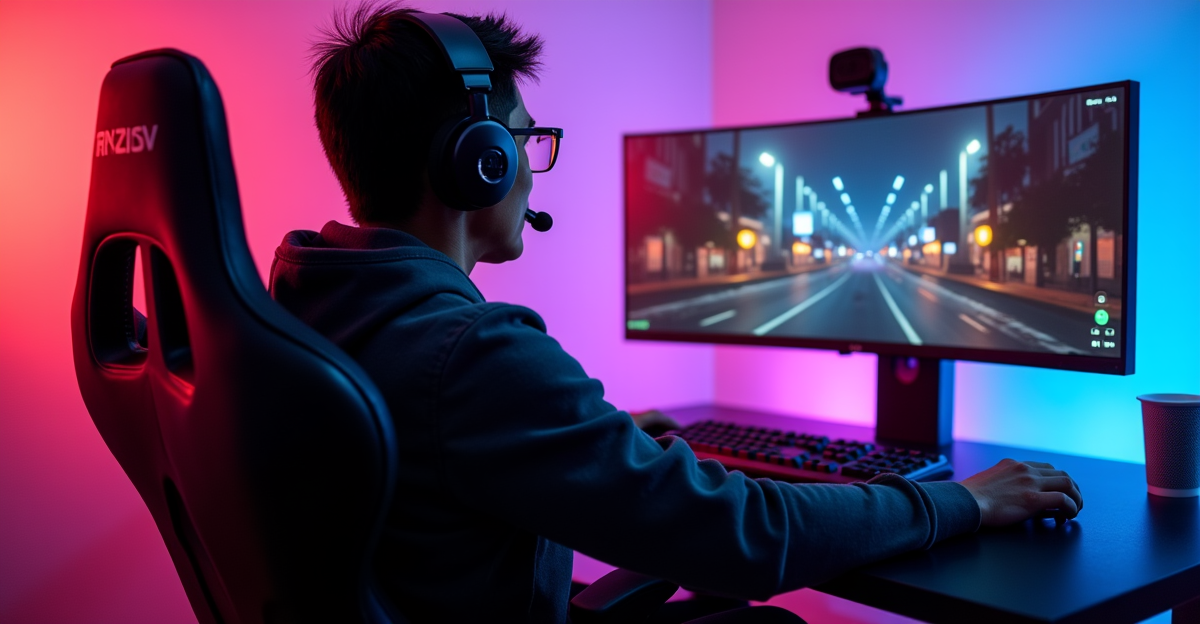 Kursi gaming masa depan ergonomis