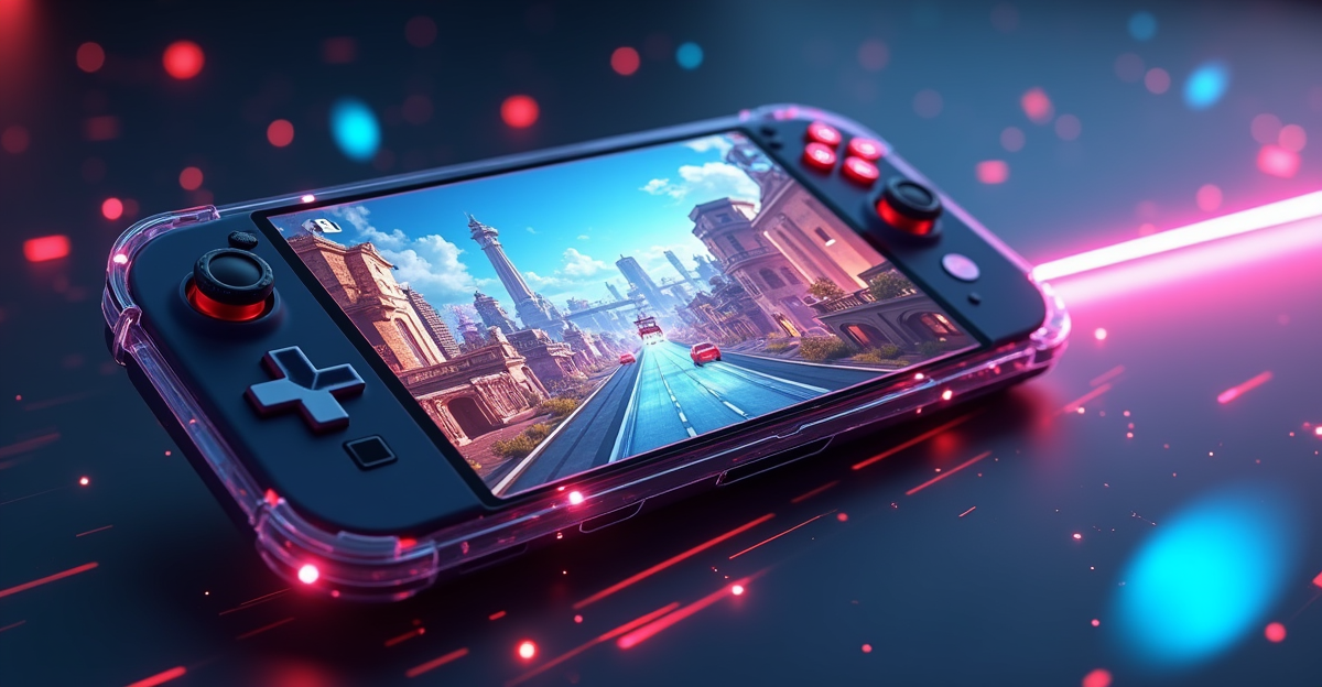 Game mobile terbesar 2025: perangkat gaming futuristik menampilkan grafis memukau