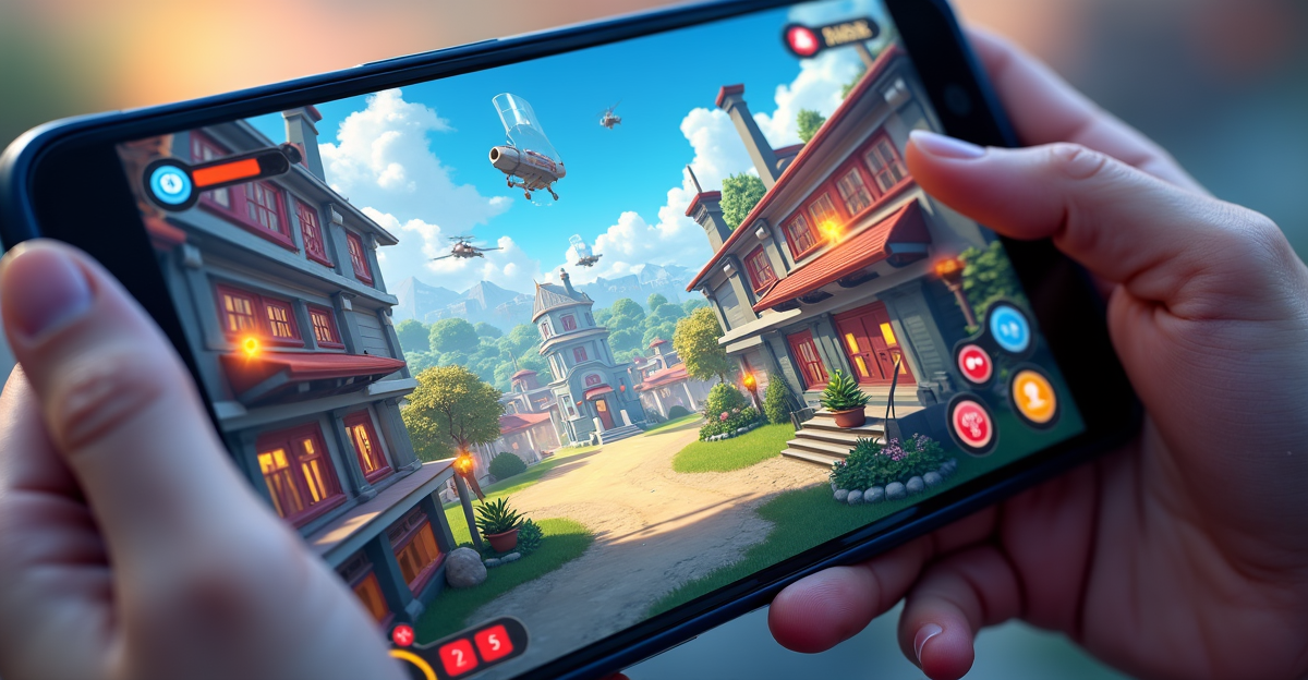A high-quality mobile game screenshot showing detailed graphics and immersive gameplay